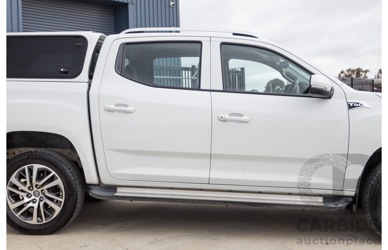 02/2020 LDV T60 PRO (4x4) SK8C Double Cab Utility White Turbo Diesel 2.8L