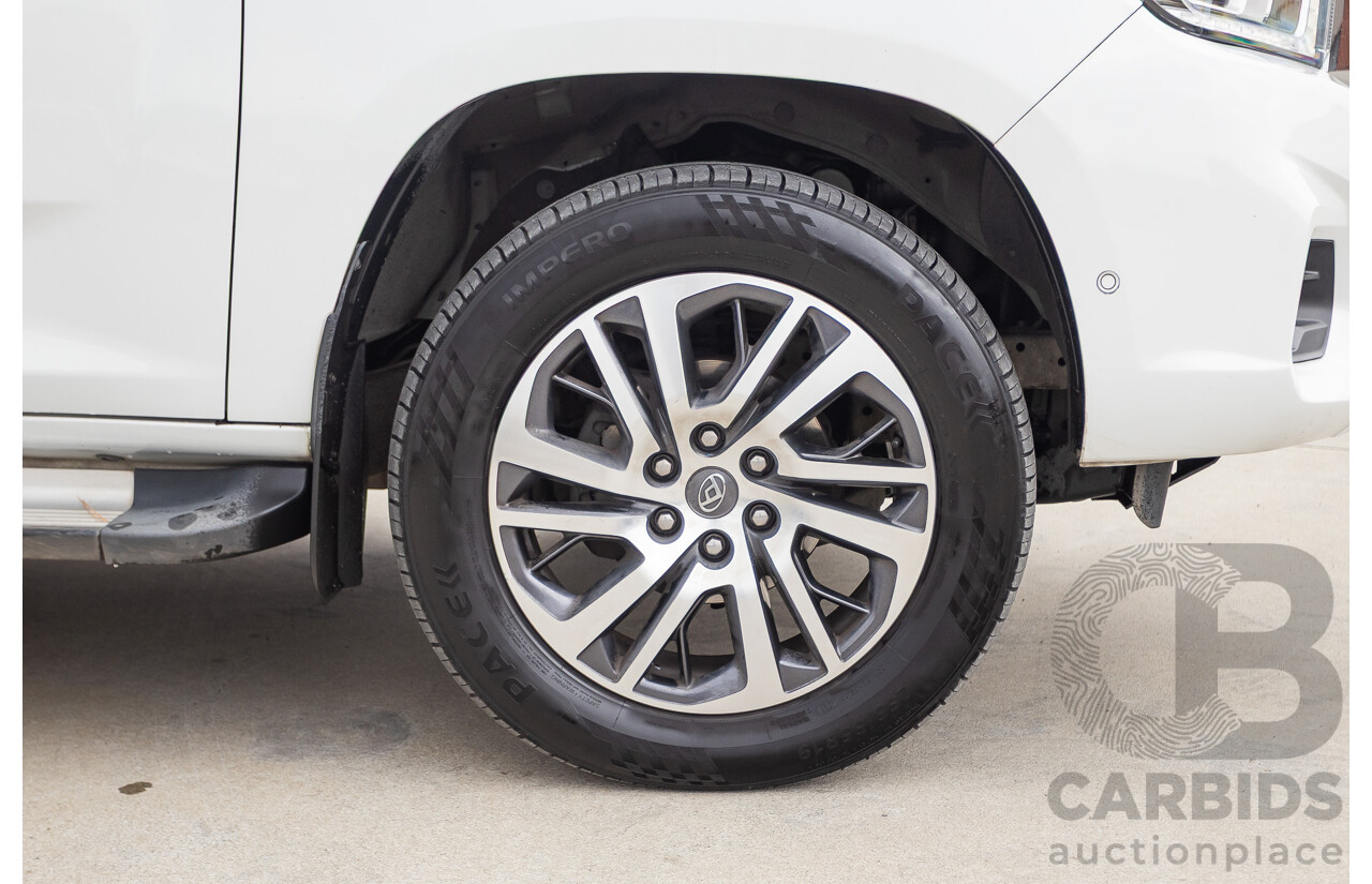 02/2020 LDV T60 PRO (4x4) SK8C Double Cab Utility White Turbo Diesel 2.8L