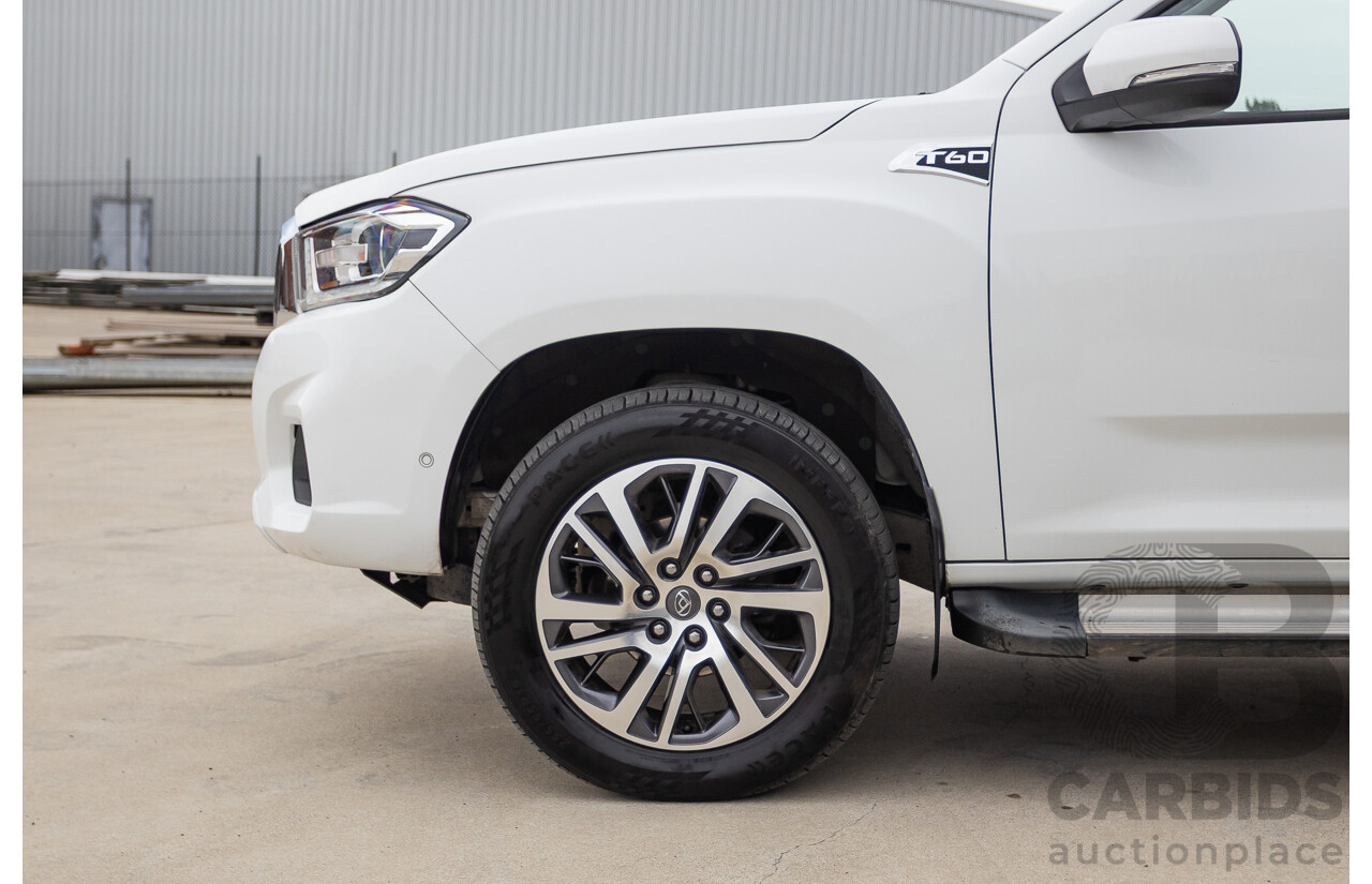 02/2020 LDV T60 PRO (4x4) SK8C Double Cab Utility White Turbo Diesel 2.8L