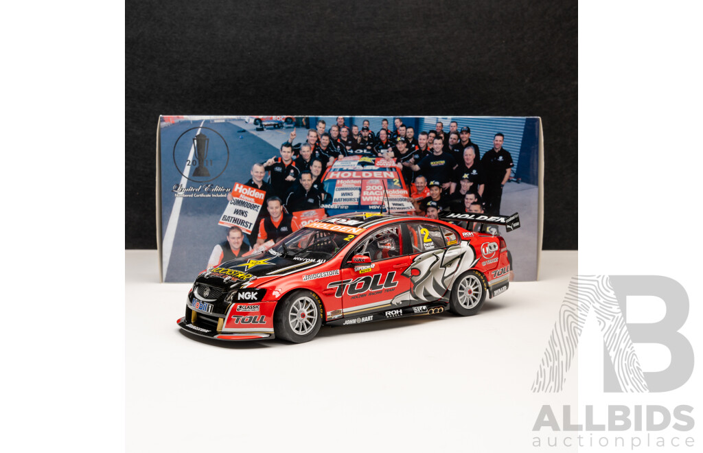 Classic Carlectables Holden VE Series II Commodore 2011 Bathurst Winner #2 Garth Tander/Nick Percat Holden Racing Team 1:18 Scale Model Car - COA Included