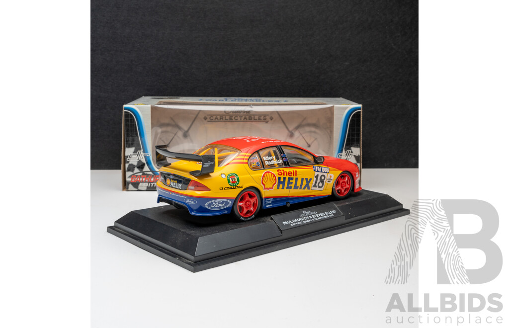 Classic Carlectables Ford Falcon V8 Supercar 1999 #18 Paul Radisich/Steven Ellery Shell Helix Racing 1:18 Scale