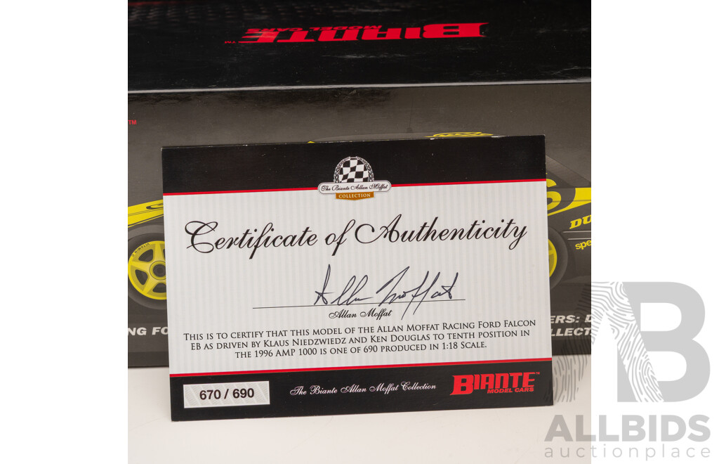 Biante 1996 Ford Falcon EB AMP Bathurst 1000 Douglas/Niedzwiedz RedBull / Ampol Racing 1:18 Scale