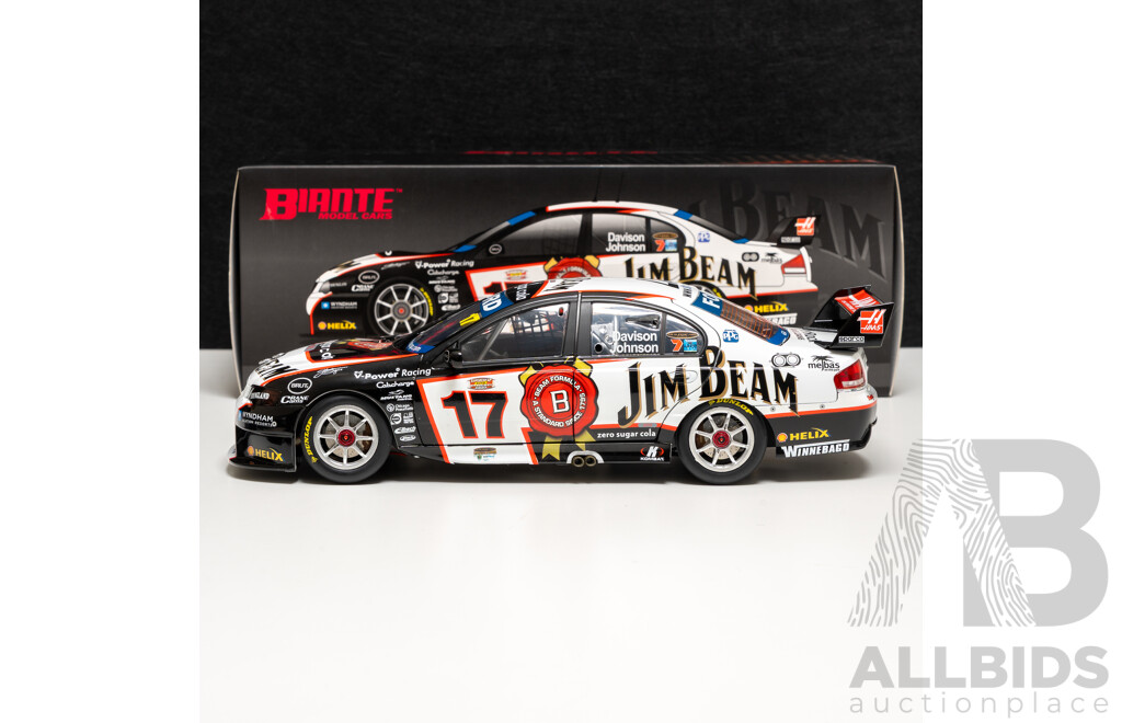 Biante Ford Falcon BF 2007 Super Car #17 Steven Johnson/ Will Davison Jim Beam Racing 1:18 Scale