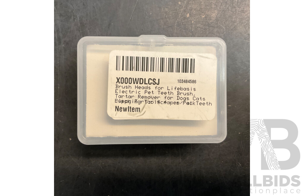 PELCAS Wireless Electric Nail Drill X13 & Brush Heads for Electric Pet Teeth Brush, Tartar Remover X 17