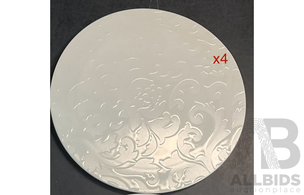 Y! Handmade Ceramic Tea Caddy Canister X3 & LUZERNE Multi-Purpose Serving Plates for Display, Sushi or Food Serving X14 -  Lot of 17