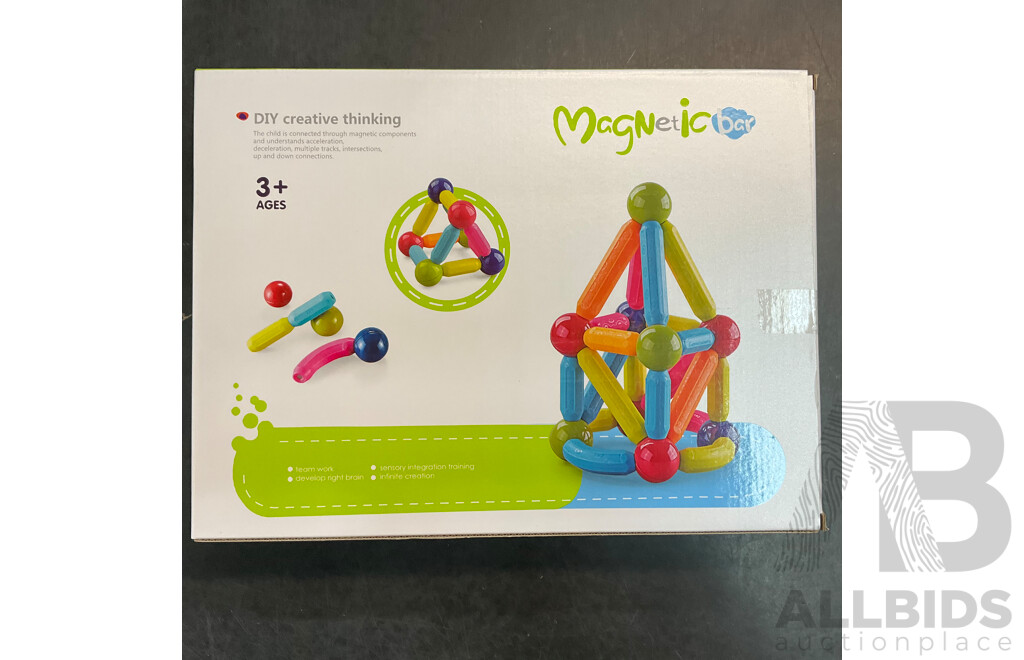 MAGNETIC BAR 64pcs - Lot of 8