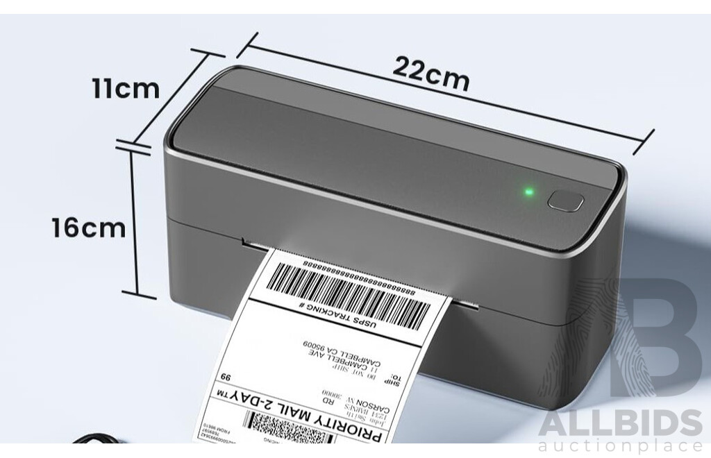 Phomemo Label Printer D520BT (Purple and White) X2 & PM-241BT ( Grey and Black ) X1 - Lot of 3