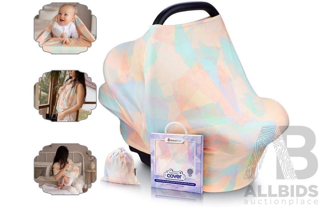 NatureBond Baby Food Feeder/Fruit Feeder Pacifier & Nursing Cover - Various Colours  - Lot of 40 - Estimated Total RRP $1,070