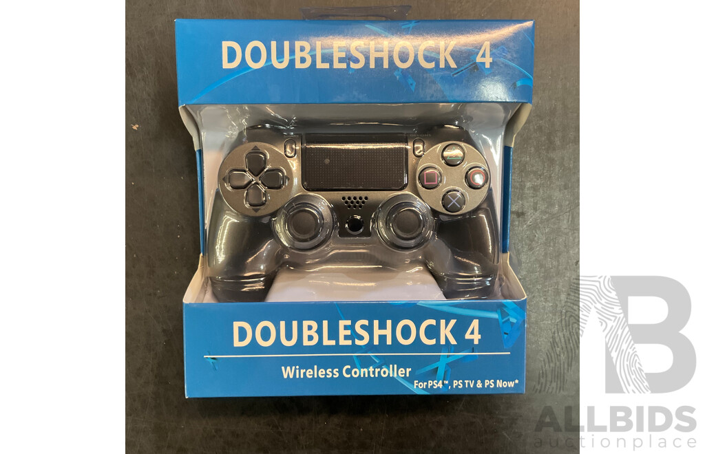 Doubleshock 4 Wireless Controller for PS4 X12 & 2.4G Wireless Controller Gamepad & BSP Wireless Gaming Controller for Switch - Lot of 14
