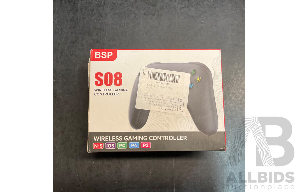 Doubleshock 4 Wireless Controller for PS4 X12 & 2.4G Wireless Controller Gamepad & BSP Wireless Gaming Controller for Switch - Lot of 14