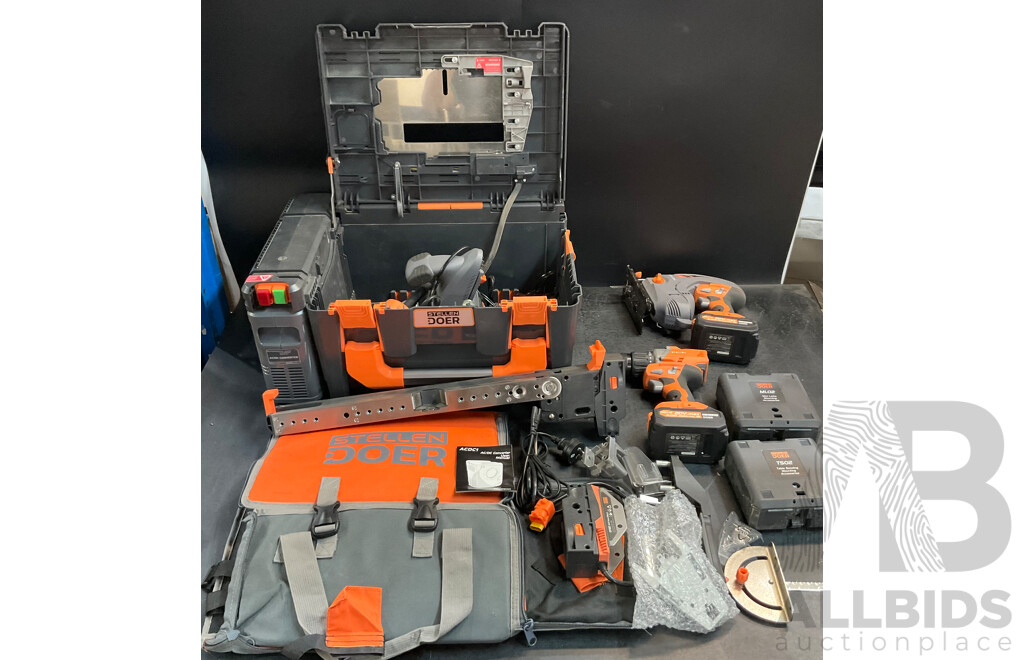 STELLEN DOER 20V_max Brushless Ultimate 12 Compact Tool Shed Work Station Compatible Australia