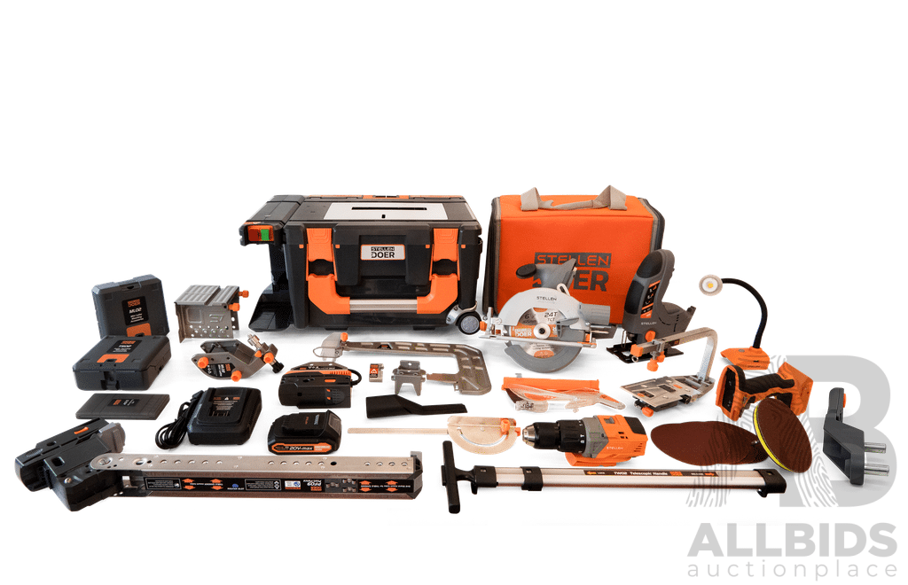 STELLEN DOER 20V_max Brushless Ultimate 12 Compact Tool Shed Work Station Compatible Australia