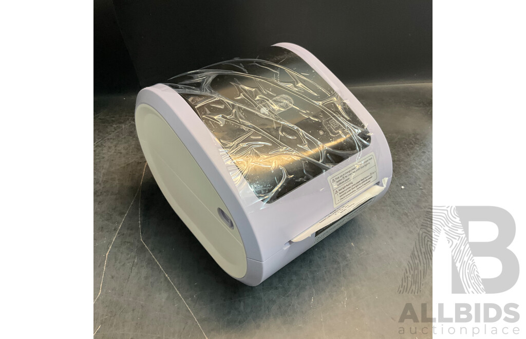 Phomemo Label Printer D520BT (Purple and White) X2 & PM-241BT ( Grey and Black ) X1 - Lot of 3