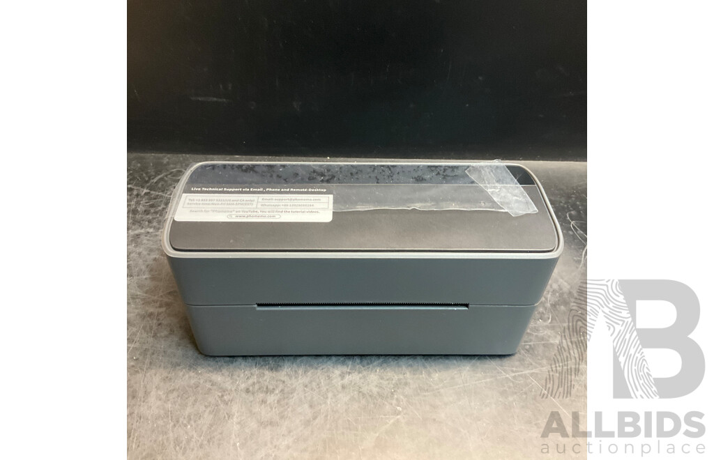 Phomemo Label Printer D520BT (Purple and White) X2 & PM-241BT ( Grey and Black ) X1 - Lot of 3