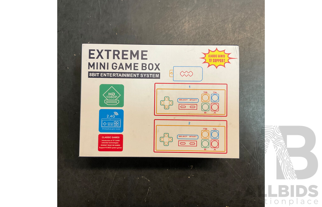 Kids Mixed Items - 32mm Curling Wand X2 & 40pcs Girls Hair Clips X5 & Butter Teddy X5 & Extreme Mini Game Box X1