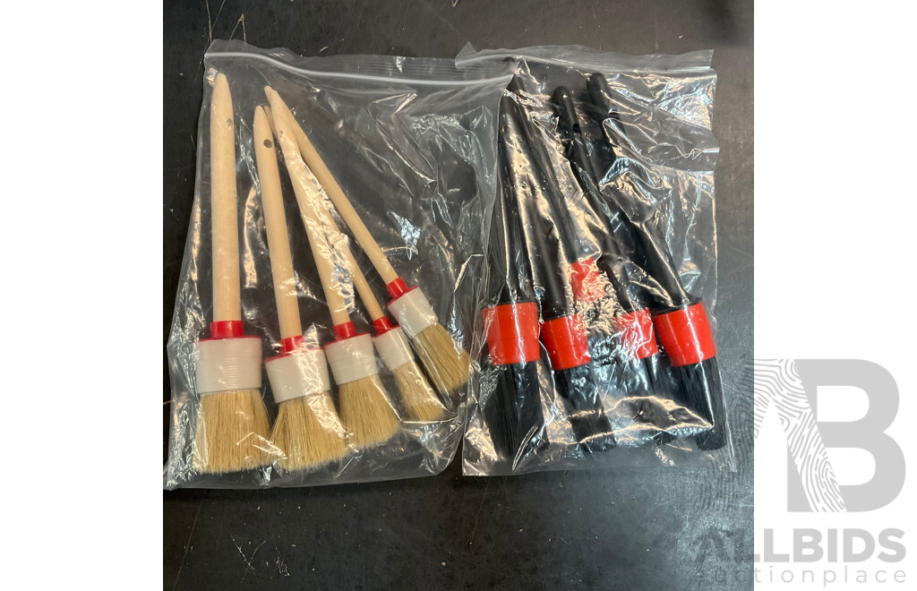 Bulk Lot - Replacement Spool Lines & Car Detailing Brush 10 Pcs & 3D Creative Light & Air Fryer Triple Shelf & 4pcs Badge Holder & More