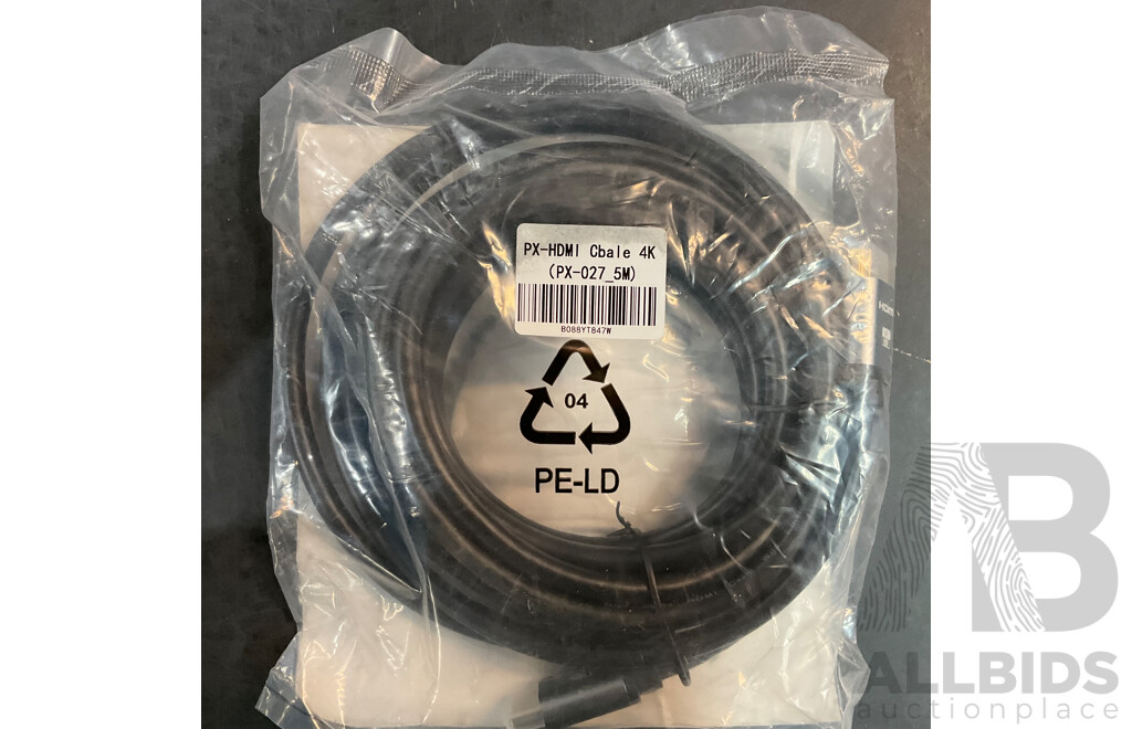 Bulk Lot - 3 In1 Wireless Charing Stations, Doubleshock 4 PS4 Controllers & Bicycle Phone Holders &  Assorted 4K/8K Connection Cables/Decking Station