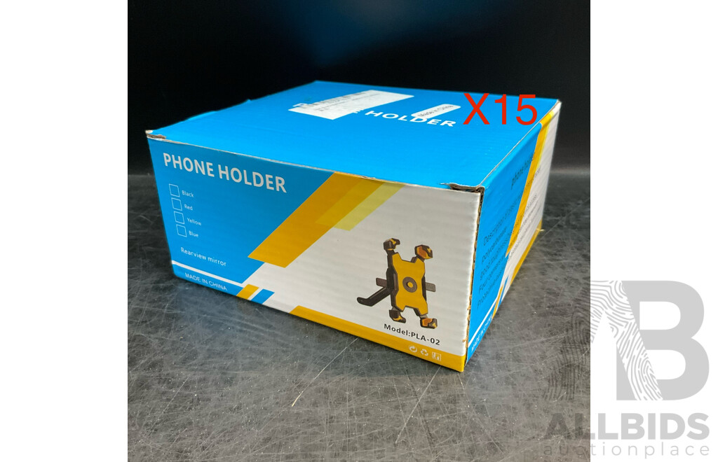 Bulk Lot - 3 In1 Wireless Charing Stations, Doubleshock 4 PS4 Controllers & Bicycle Phone Holders &  Assorted 4K/8K Connection Cables/Decking Station