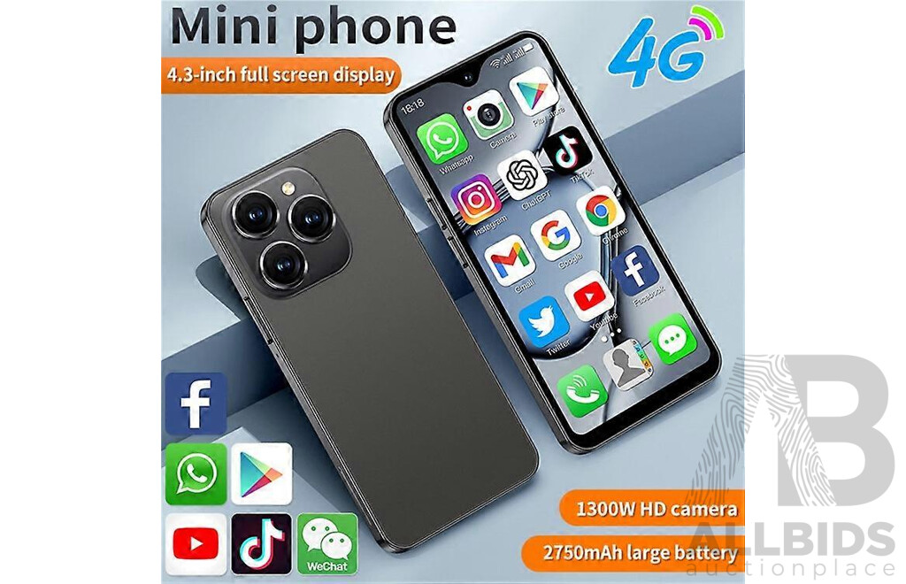 Assorted Household Items Incuding Mini 4G Phone ,Nasal Irrigator, Spice Rack, Detachable Card Men's Wallet ,Lot of Flashlights and More