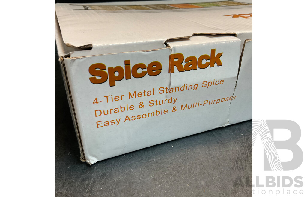 Assorted Household Items Incuding Mini 4G Phone ,Nasal Irrigator, Spice Rack, Detachable Card Men's Wallet ,Lot of Flashlights and More