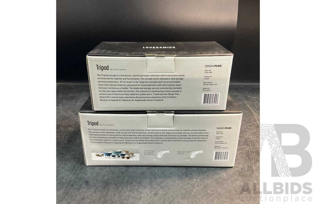 Tripod by LOVERAMICS Kitchenware Collection - Lot of 61