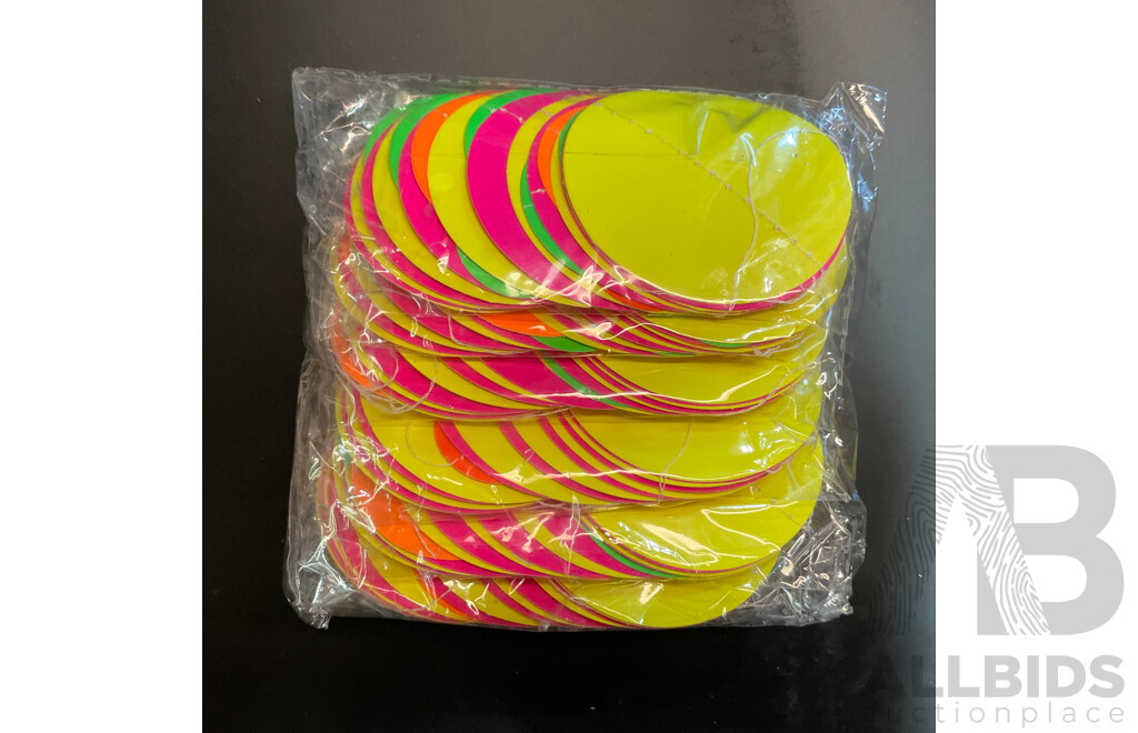 Bulk Lot - Soccer Goody Bag for Birthday or Event & 1200PCS Pony Bead Craft Decorations & 48PCS Gaming Dice & Pack of Round Party Banners