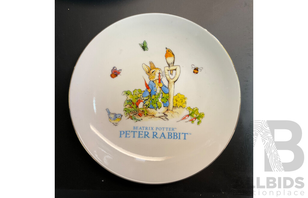 Beatrix Potter Peter Rabbit Plate Set X8 with Appetiser / Snack Plates X5