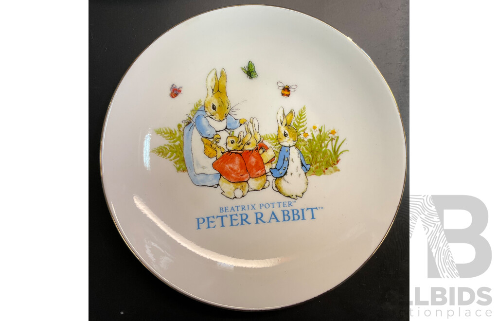 Beatrix Potter Peter Rabbit Plate Set X8 with Appetiser / Snack Plates X5