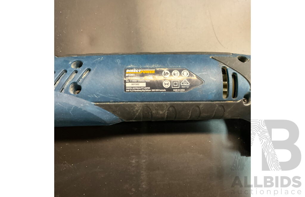 Assorted Tools - XU1 100mm Angle Grinder / Direct Power DP22MT1 / Workzone Circular Saw 1200W / OZITO CMS-1621 Mitre Saw and More