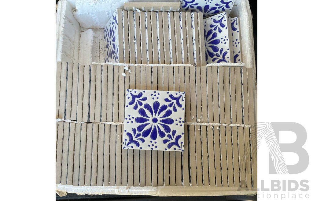 Pallet of Mosaic & Decorative Tiles - Assorted 100x100x8 mm