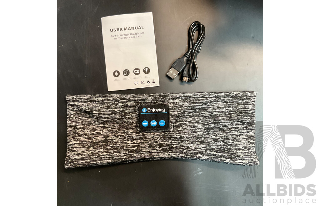 Assorted Household Items - Eng Tech Sleep Headphones, Multifunctional Oiler ,Make Up Brush & More