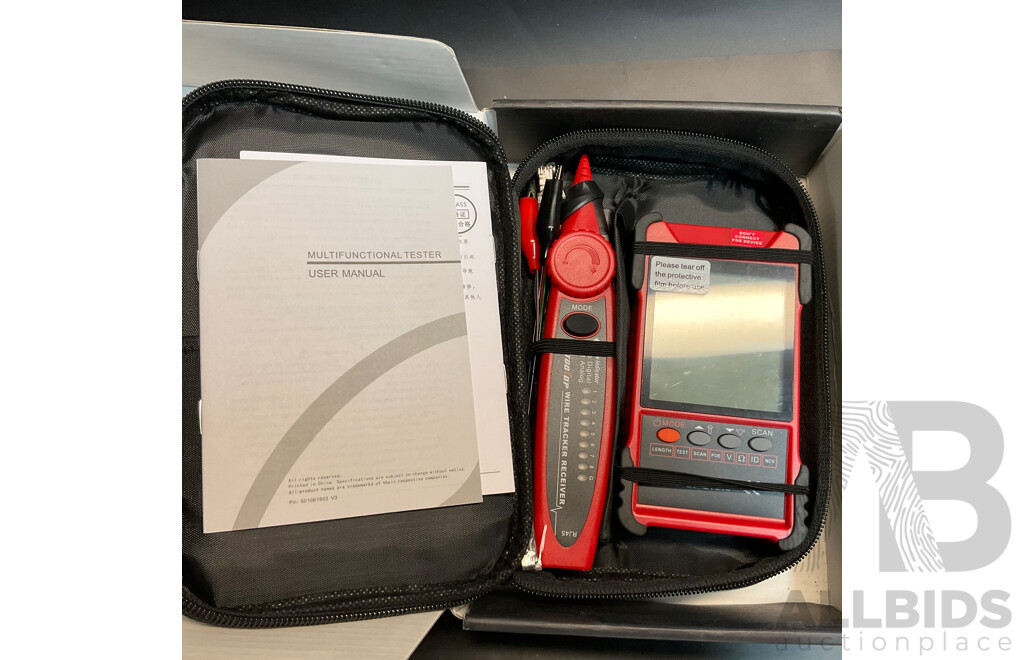 Mixed Lot - Network Cable Tester & Australia Power Cable/ Plugs/ Adapters and 3DS Games & More