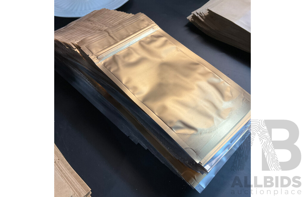 2x Cake Stand with Assorted Cookies/ Snacks Packaging , Thanks Tag and Cake Base