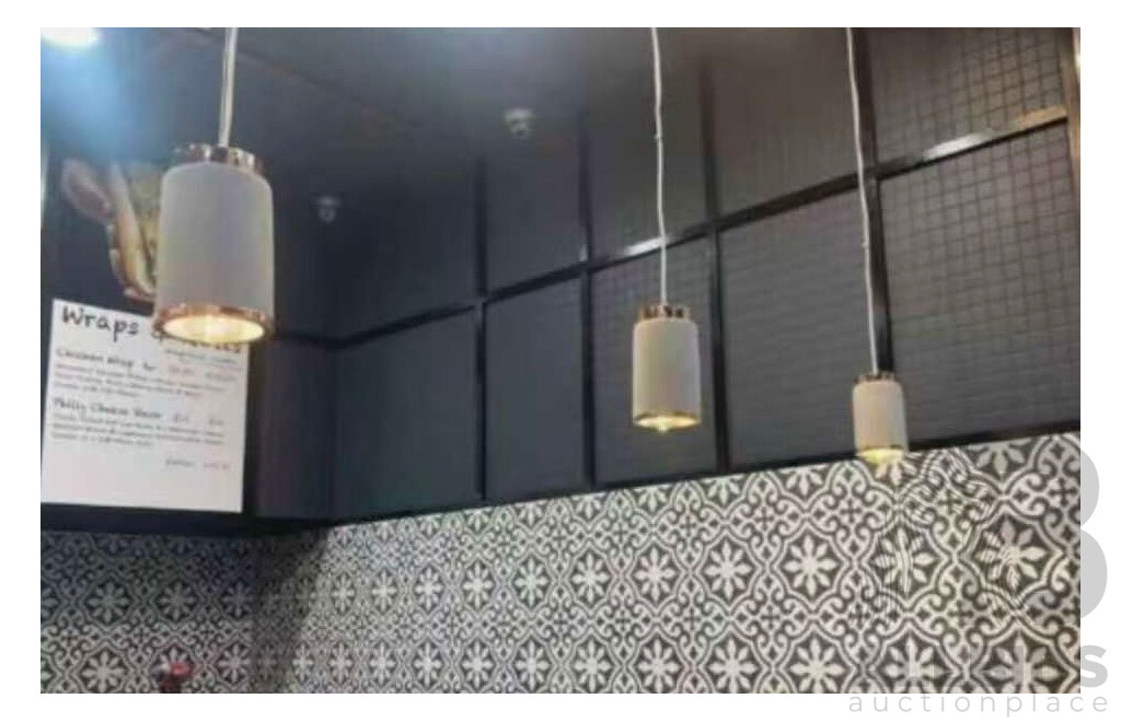 Morden Concrete Ceiling Pendant Lamp - Lot of 6