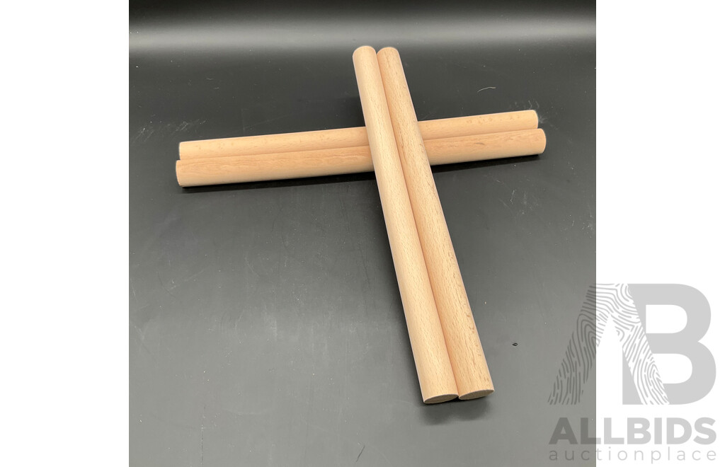 Multi-Purpose Wooden Dowel Rods 315 X 21.2mm - Lot of 120