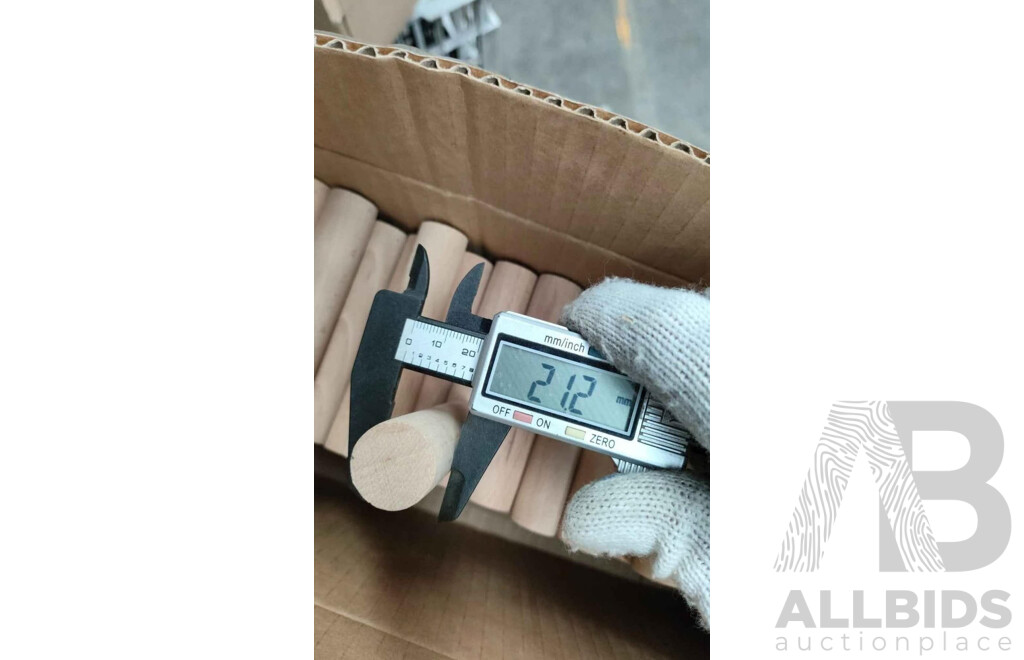 Multi-Purpose Wooden Dowel Rods 315 X 21.2mm - Lot of 120