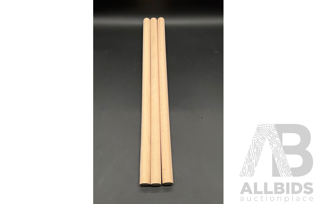 Multi-Purpose Wooden Dowel Rods 500 X 21.2mm - Lot of 100