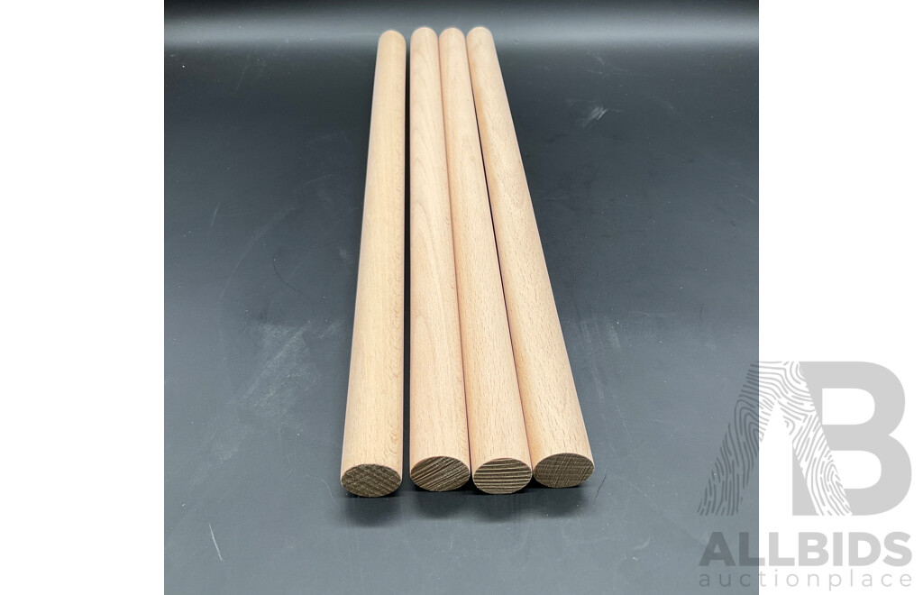 Multi-Purpose Wooden Dowel Rods 400X 21.2mm - Lot of 100