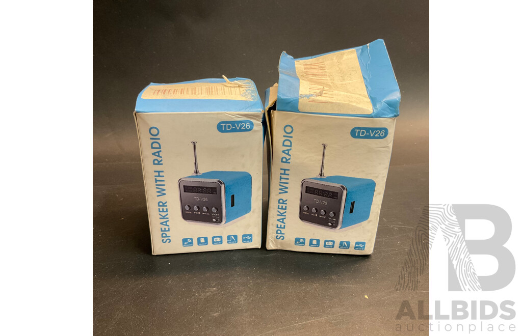 Box of  Australia Power Cable with Mixed Household Items Included Phone Tripod Stand, Oiler, Mini Speaker ,Mini Printer and More