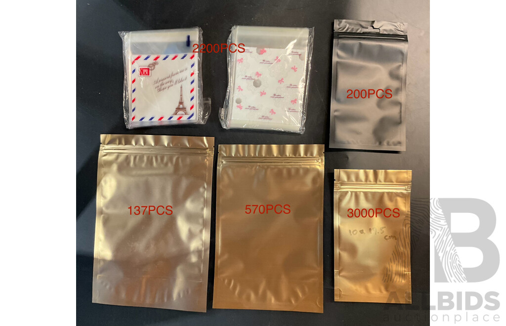 Bulk Lot - Various Sizes Gift/Snacks Packaging Bags