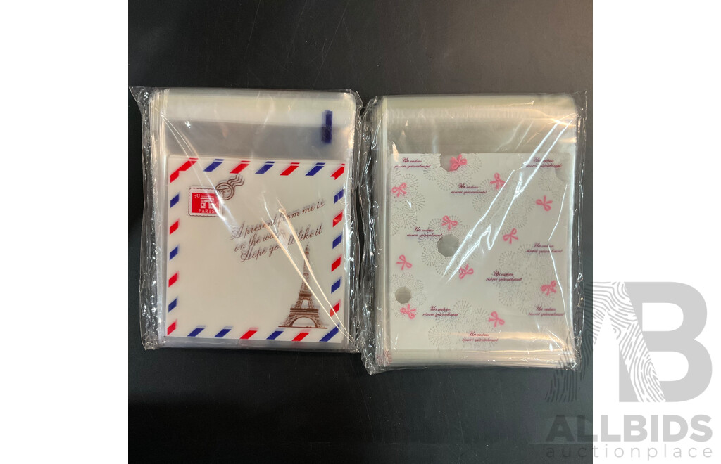 Bulk Lot - Various Sizes Gift/Snacks Packaging Bags