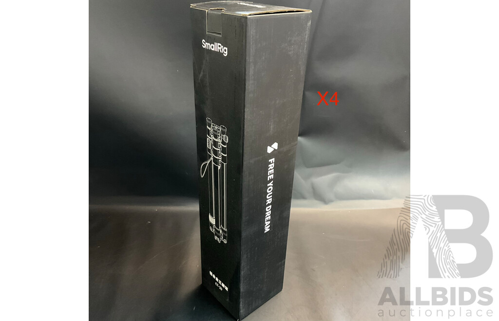 SmallRig CT-20 Aluminum Alloy Tripod - Lot of 4