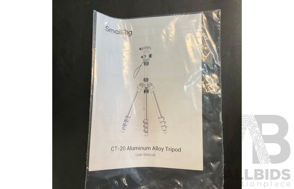 SmallRig CT-20 Aluminum Alloy Tripod - Lot of 4