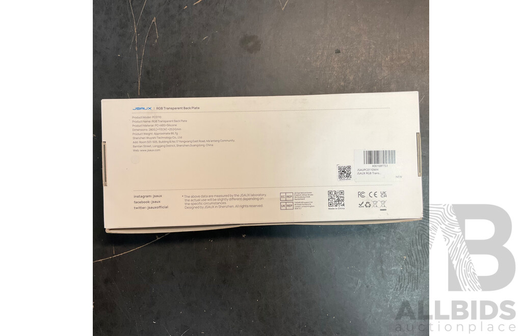 Mixed Lot - ZYBER Charging Dock & RGB Transparent Back Plate & Doubleshock4 Wireless Controller for PS4 & Phone Holder & Plastic Hard Shell Case for APPLE Air 13