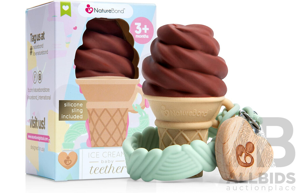 NatureBond Baby Food Feeder/Fruit Feeder Pacifier & Silicone Baby Teether - Assorted Colours - Lot of 60 - Estimated Total RRP $1,167