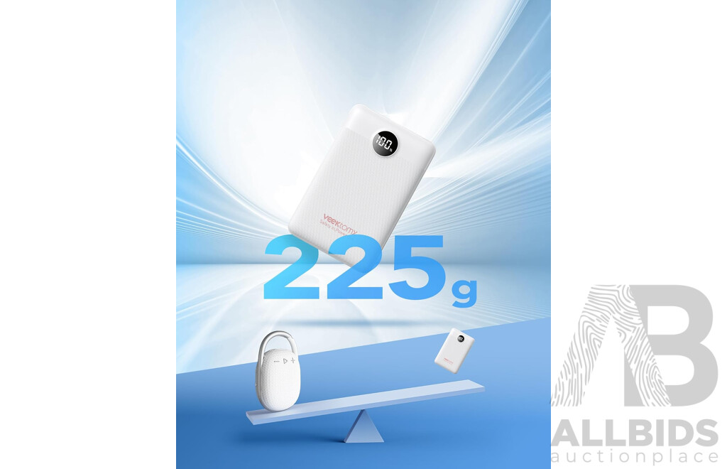 Addtam 100W Desktop GaN Charger X10 & Veektomx 10000mAh Power Bank ( Assorted Colour) X10 - Lot of 20