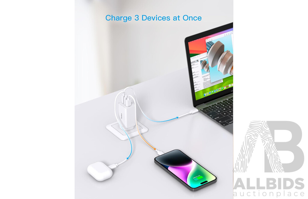 Addtam 67W Multi Port GaN Charger - Lot of 20