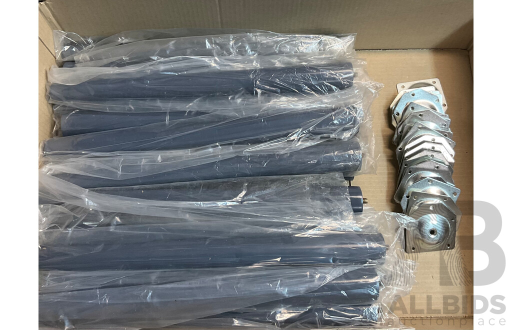 Navy Blue Round 42cm Table Legs - 20 Set