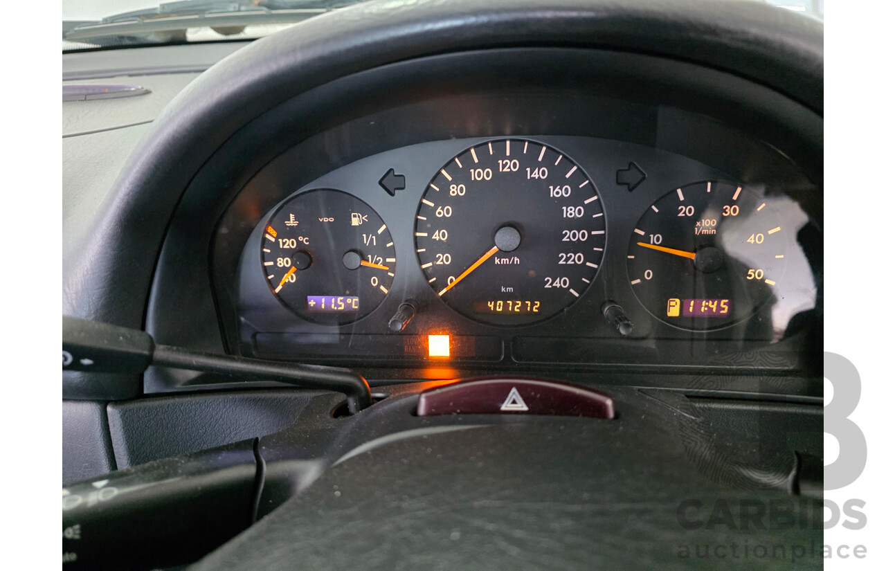 6/2003 Mercedes-Benz ML 270 CDI (4x4) W163 4d Wagon White Turbo Diesel 2.7L