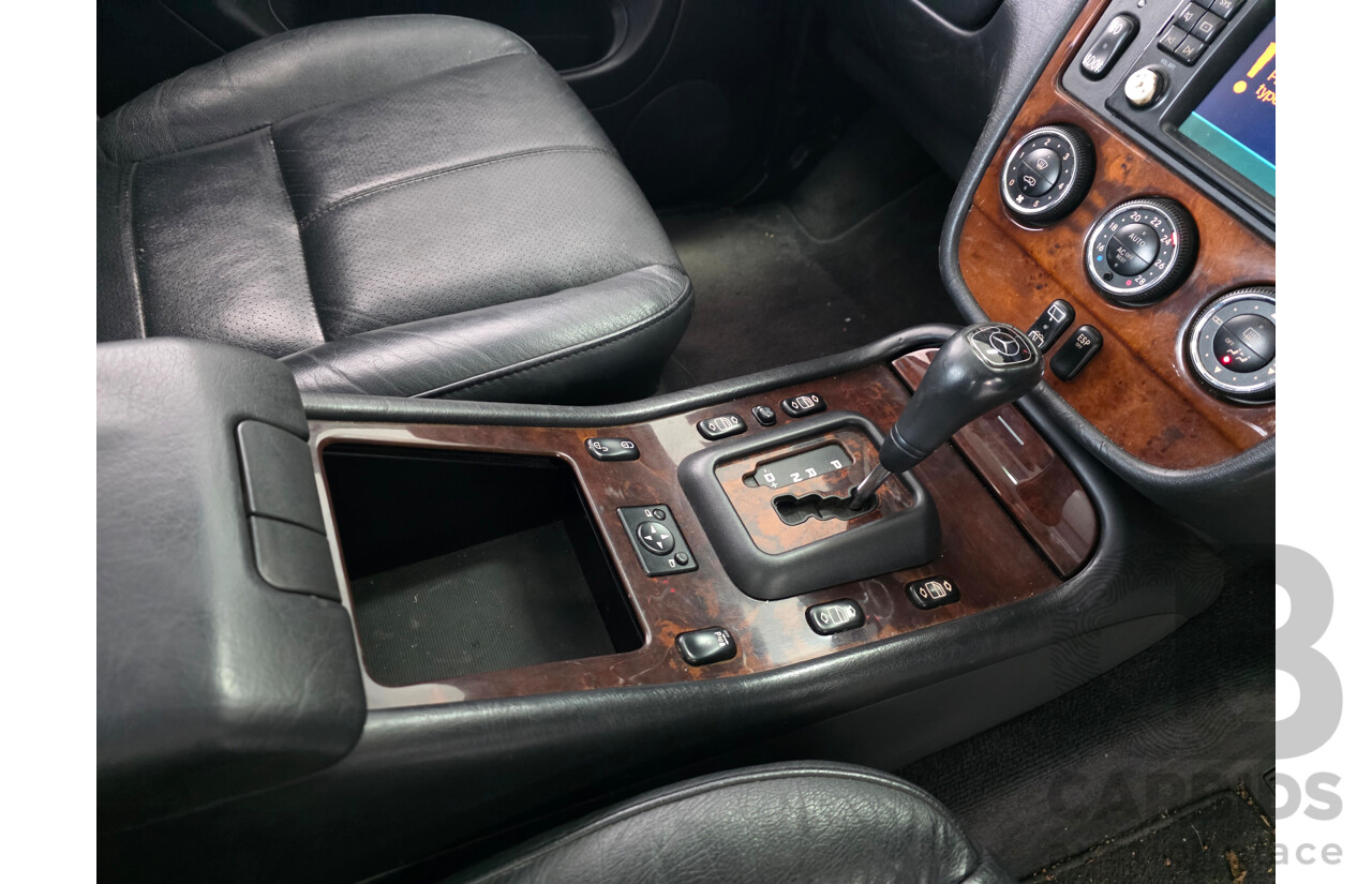 6/2003 Mercedes-Benz ML 270 CDI (4x4) W163 4d Wagon White Turbo Diesel 2.7L